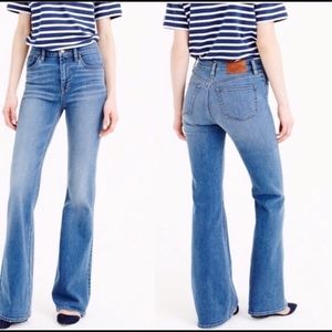 CUSTOM J.Crew Ashbury High Rise Flare/Bell Jean